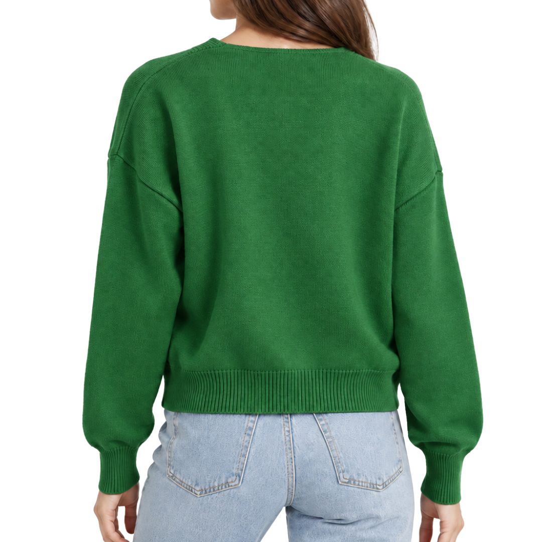 Cardigan donna scollo a V