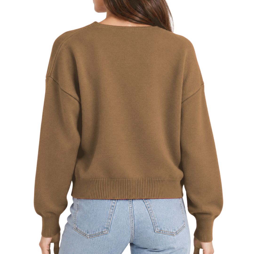 Cardigan donna scollo a V