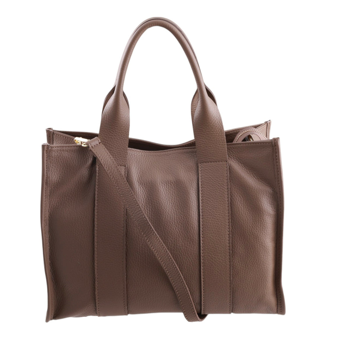 Borsa Shopper in Pelle Martellata