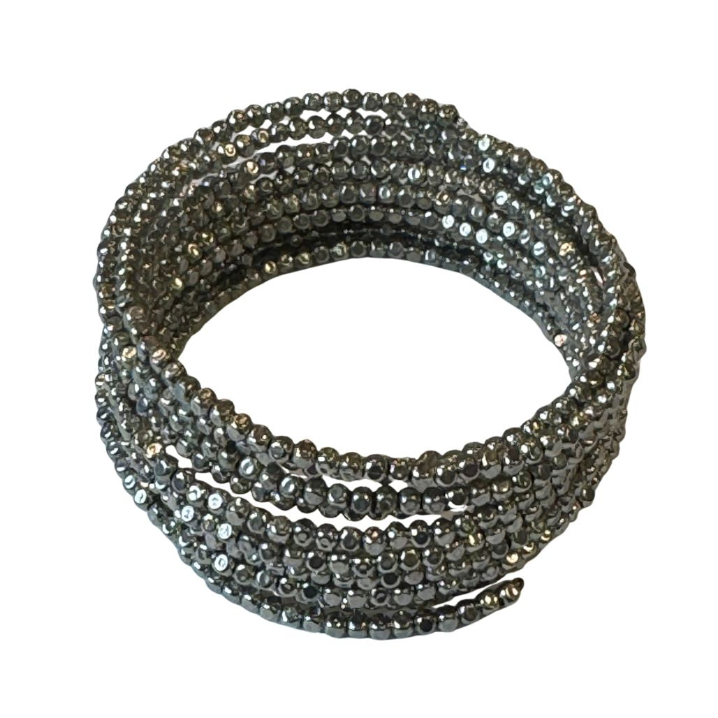 Bracciale a spirale con cubetti