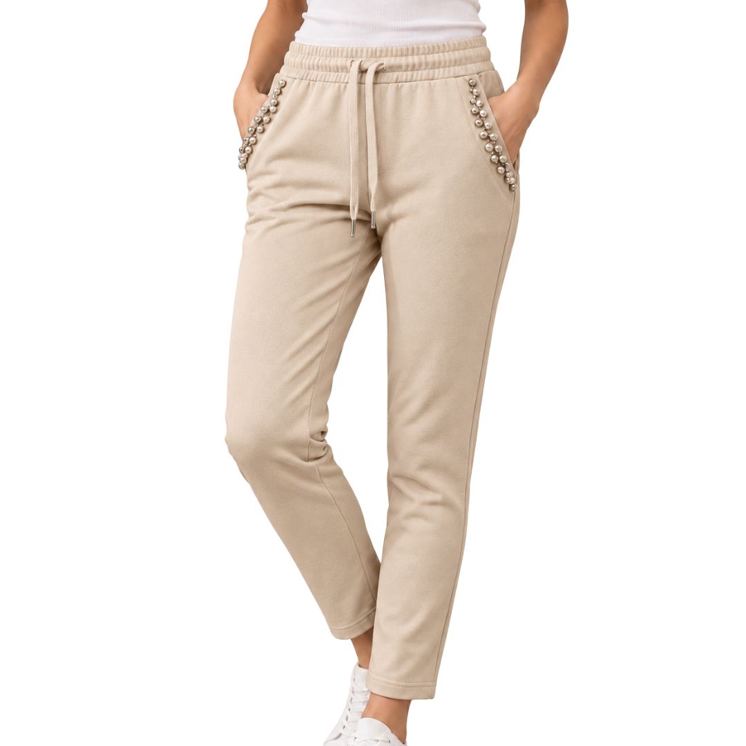 Pantalone tuta gioiello a sigaretta