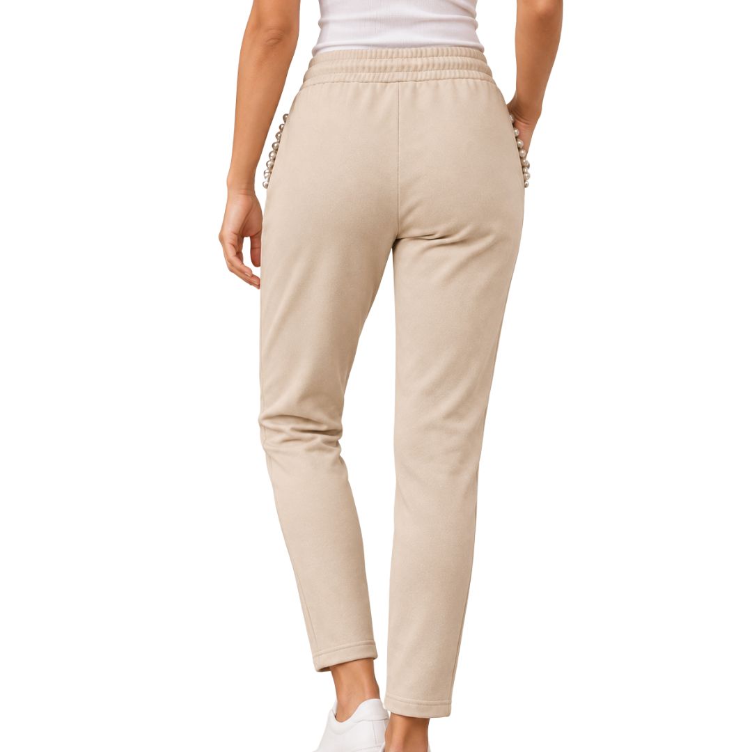 Pantalone tuta gioiello a sigaretta