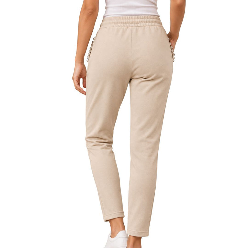 Pantalone tuta gioiello a sigaretta