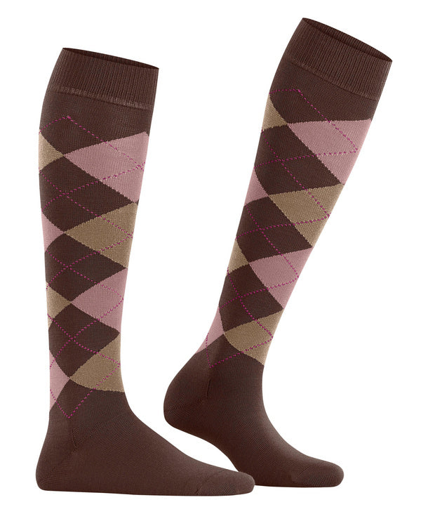 Calzini donna lunghi Marylebone rombi Burlington
