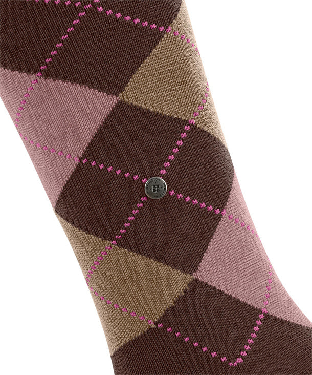 Calzini donna lunghi Marylebone rombi Burlington