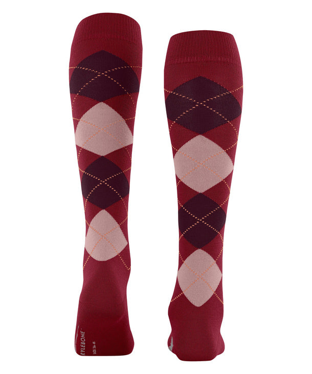 Calzini donna lunghi Marylebone rombi Burlington
