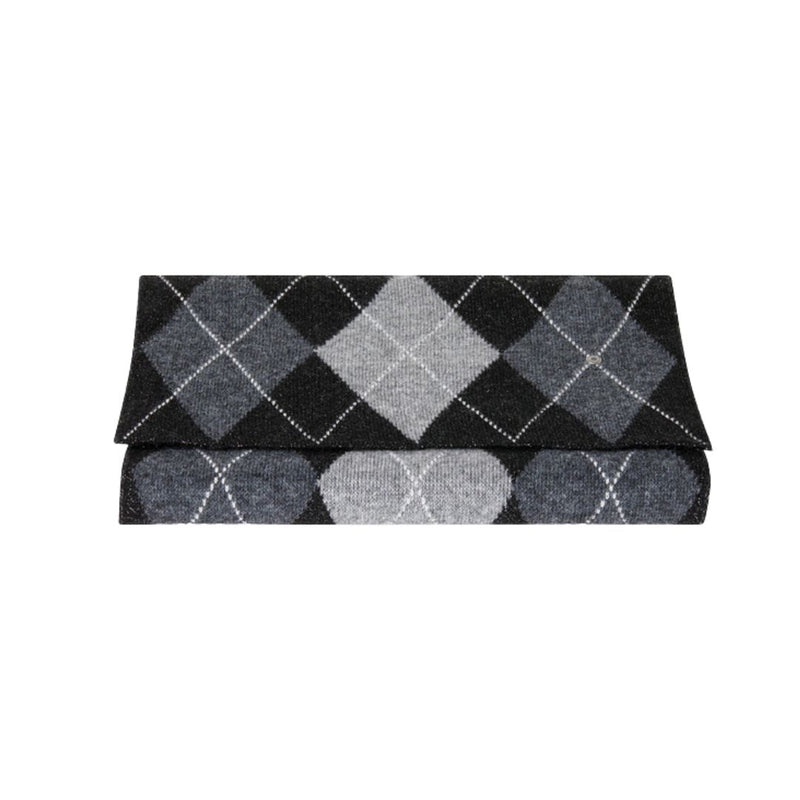 Sciarpa donna Brit Chic a rombi laminata misto lana
