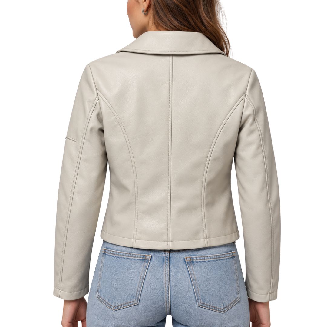 Giubbotto donna in ecopelle