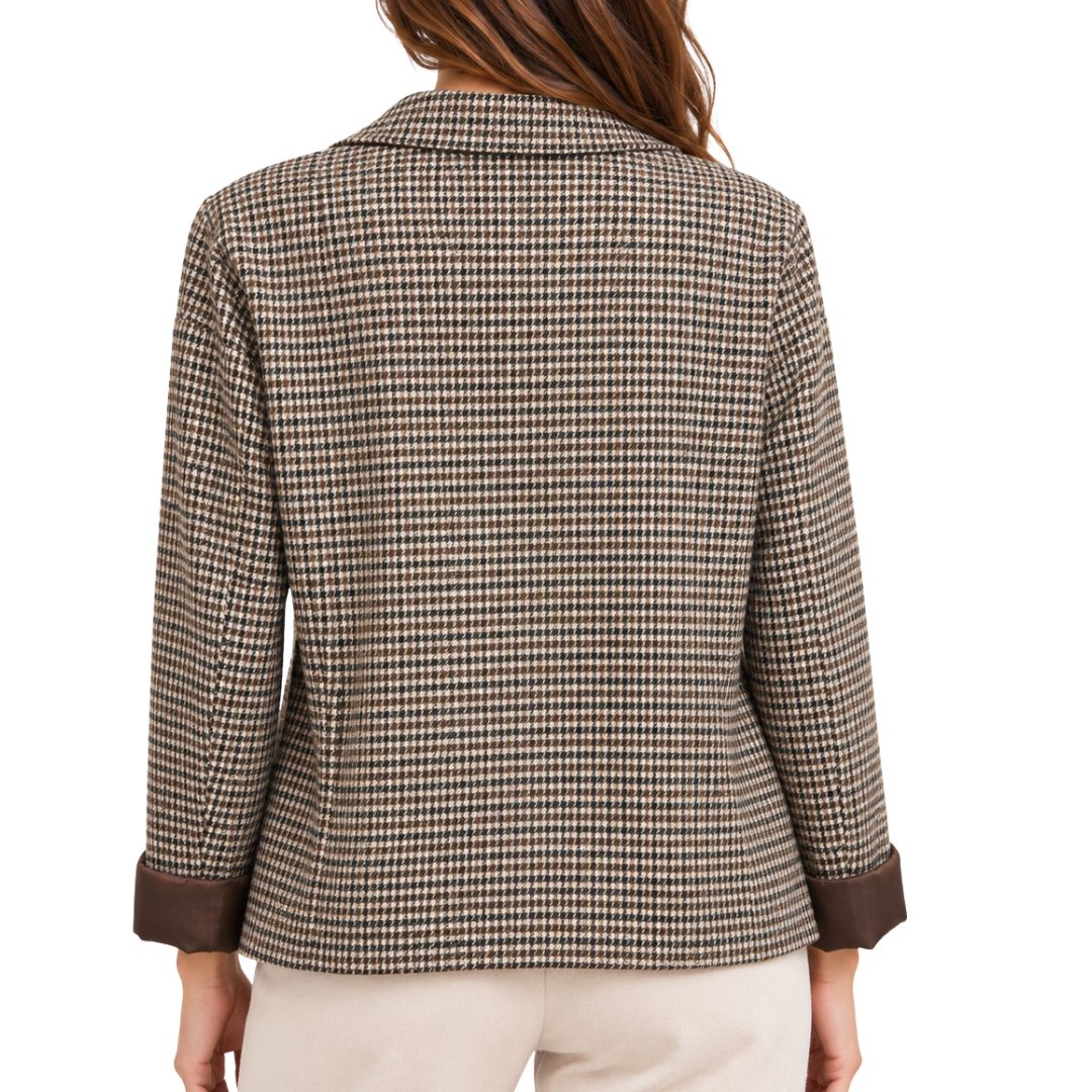 giacca donna pied de poule