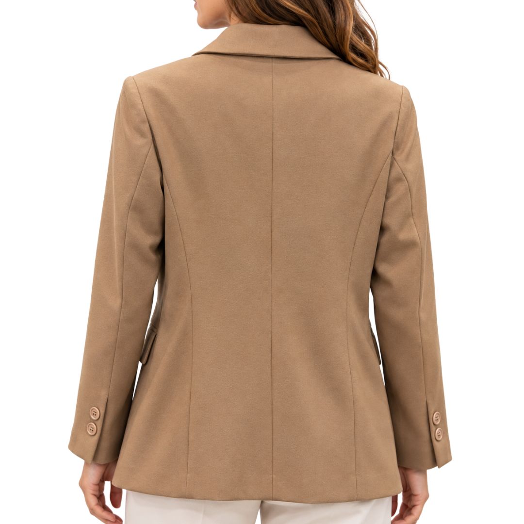 giacca donna 1 bottone mod over tasca con pattina