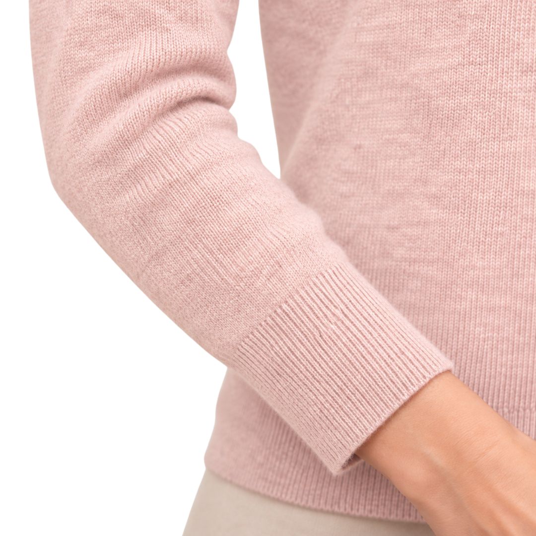 Maglia donna collo tondo 100% lana Made in Italy