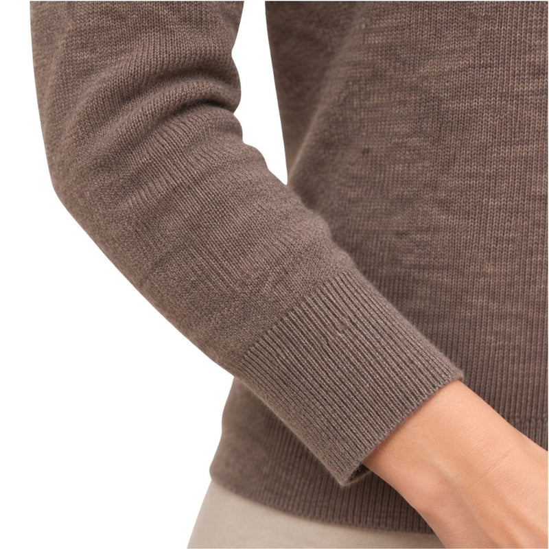 Maglia donna collo tondo 100% lana Made in Italy
