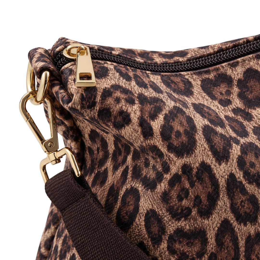 Borsa donna shopper maxi fantasia con pochette interna