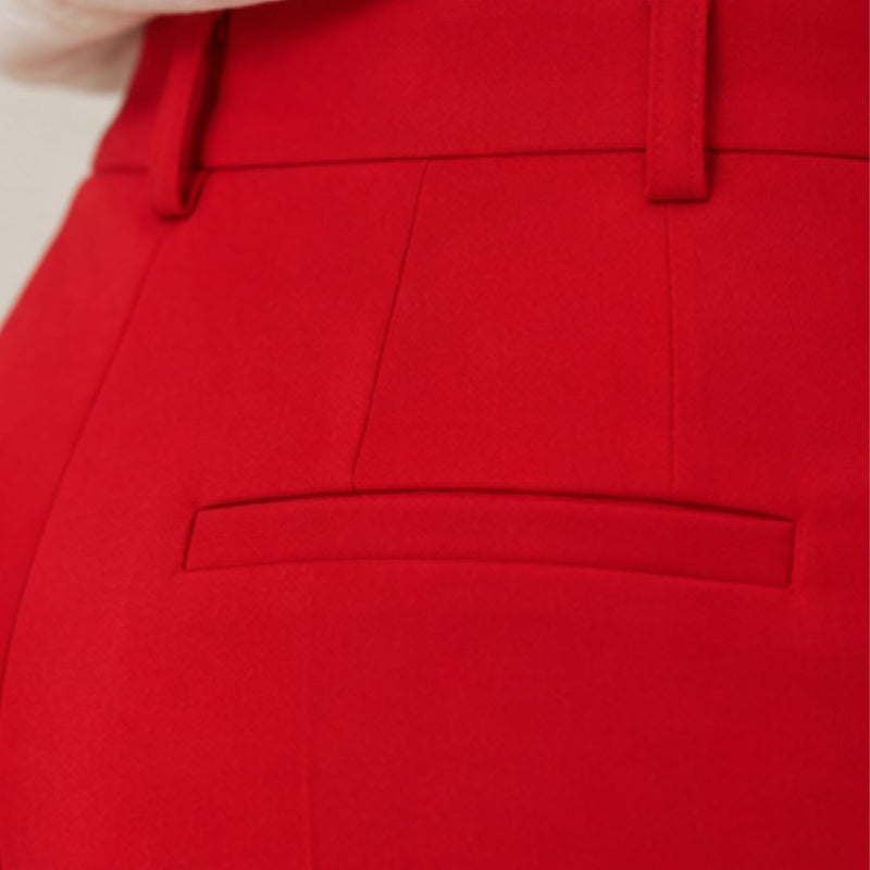 Pantalone donna Edda tasca chino e finta tasca a filetto dietro