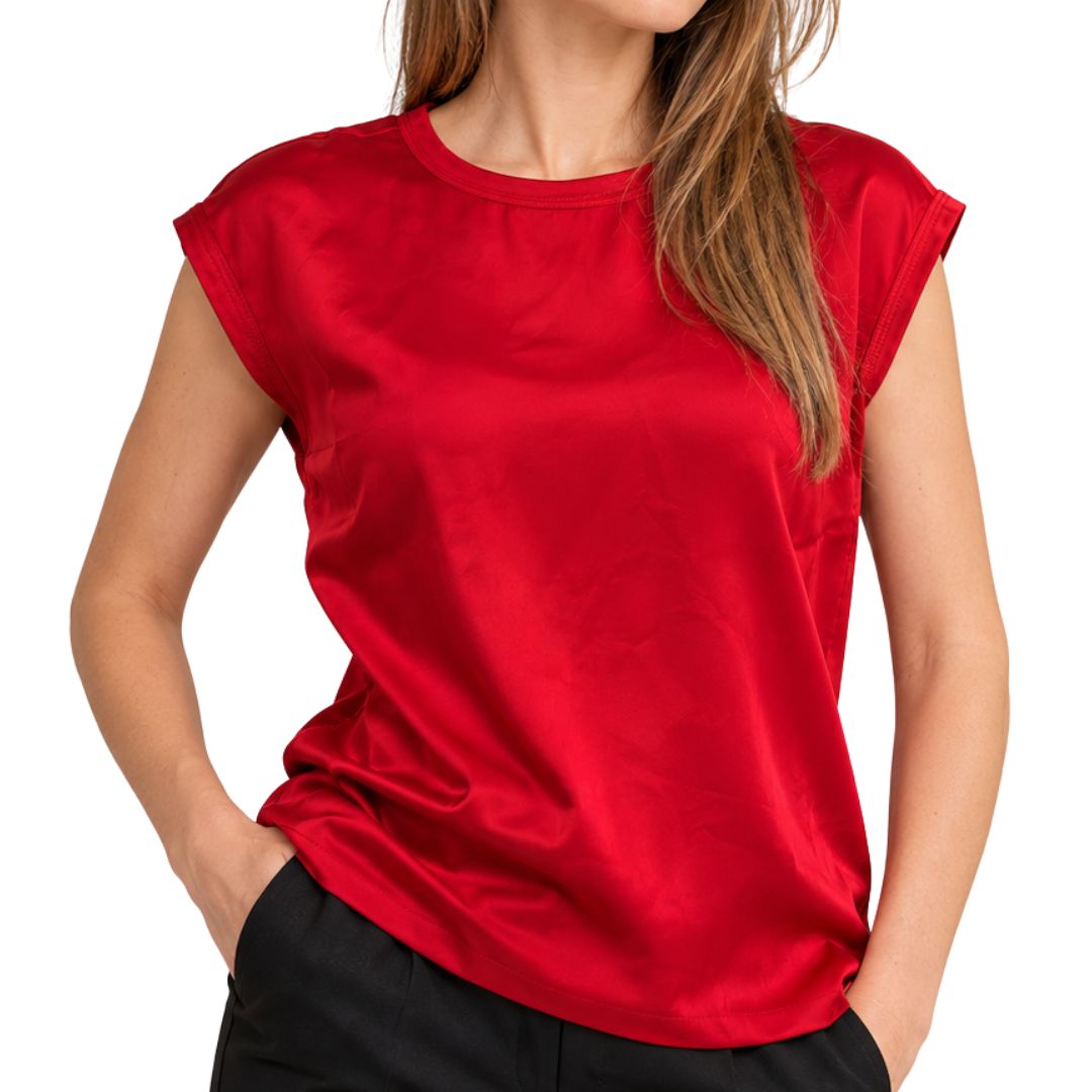 Blusa Fen girocollo manica corta