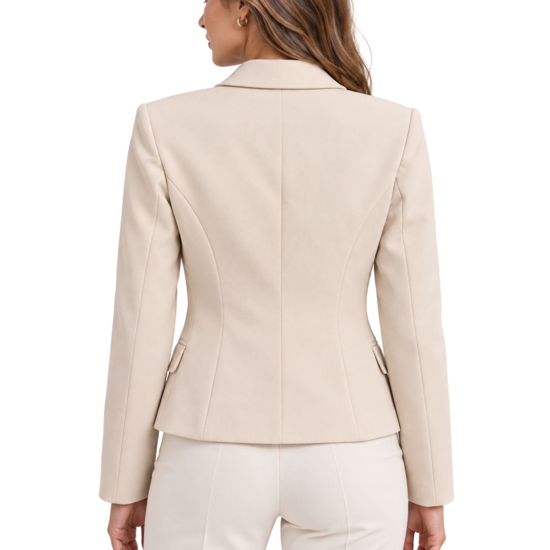 Giacca donna Better monopetto corta con bottone dorato tasca con pattina