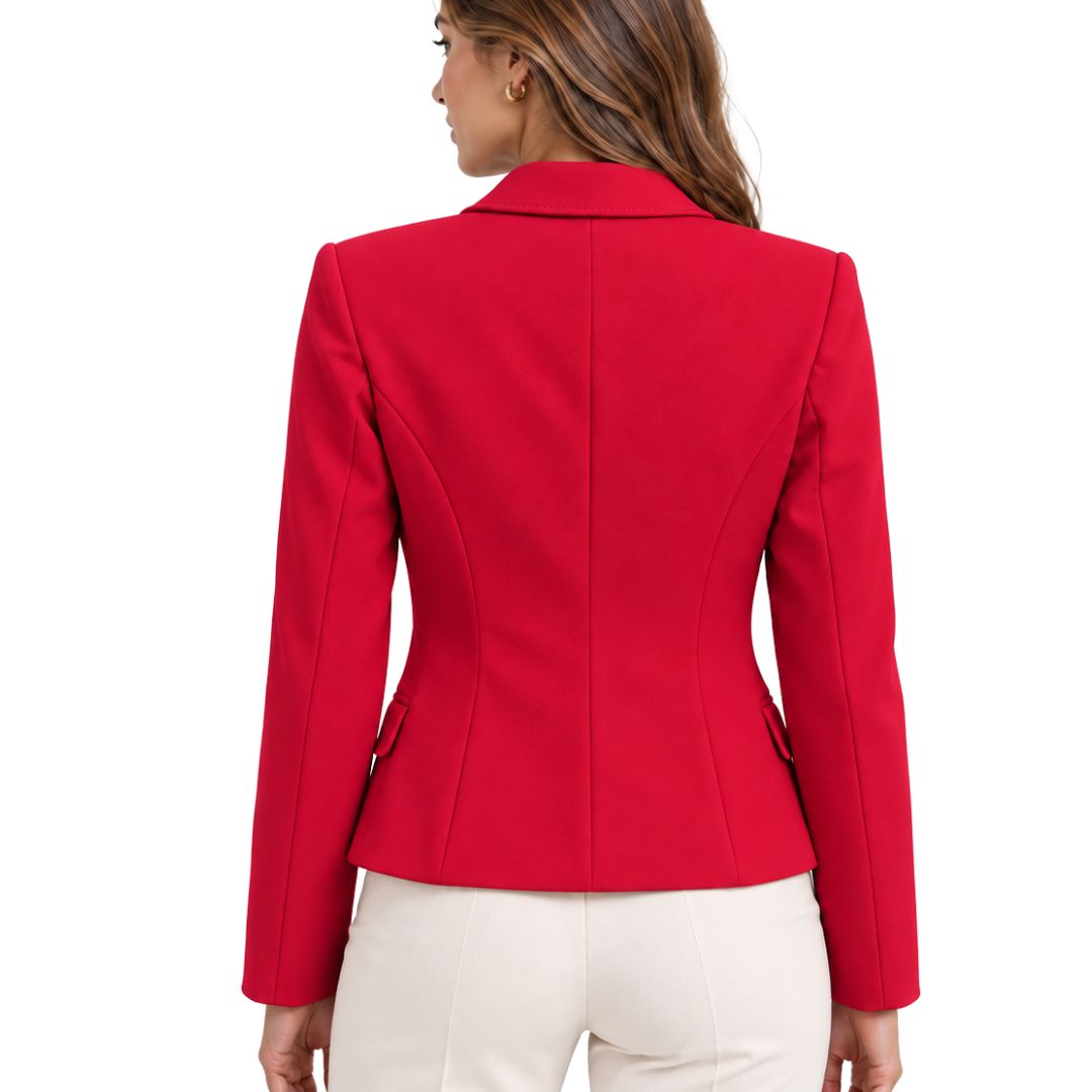 Giacca donna Better monopetto corta con bottone dorato tasca con pattina