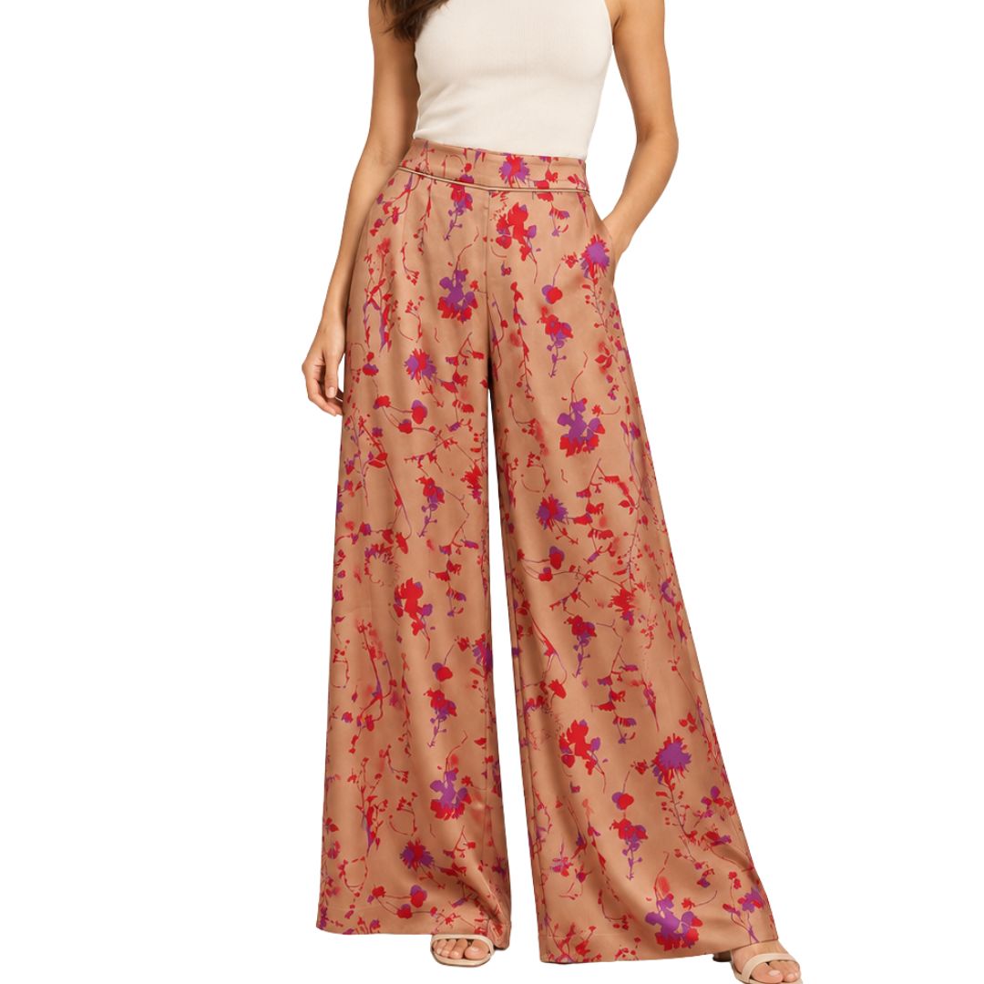 Pantalone palazzo donna Etto fantasia