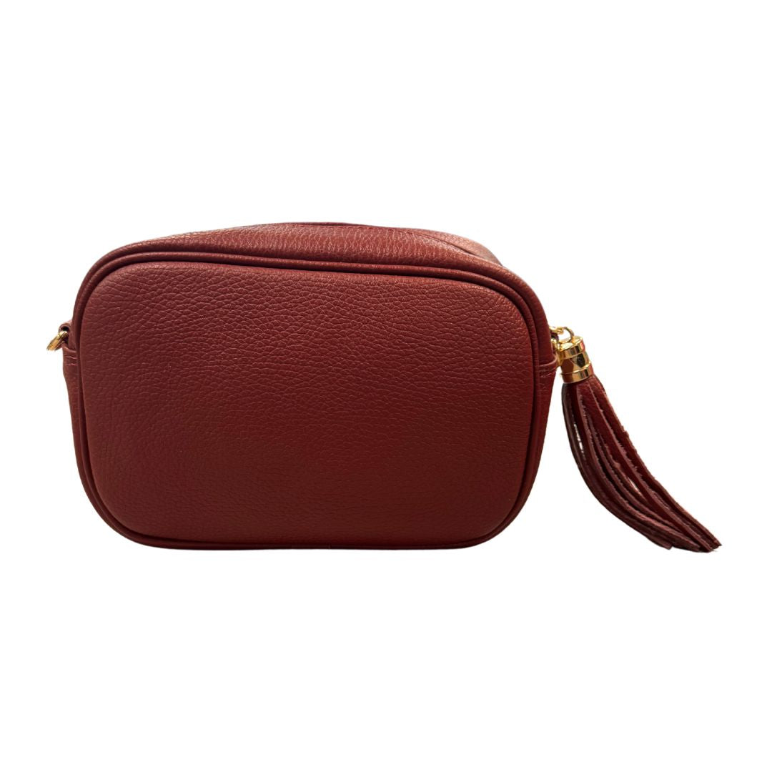 Borsa cubotto in pelle