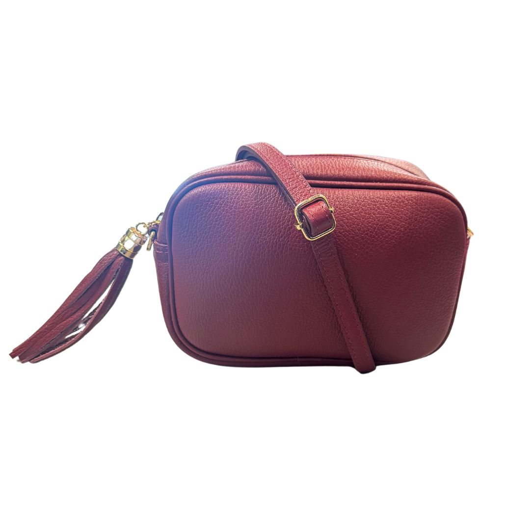 Borsa cubotto in pelle