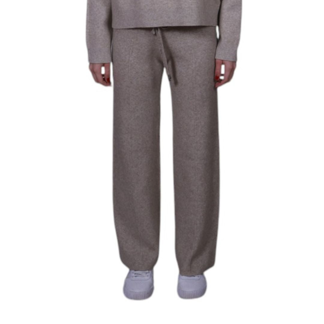 Pantalone donna in maglia con coulisse Made in Italy