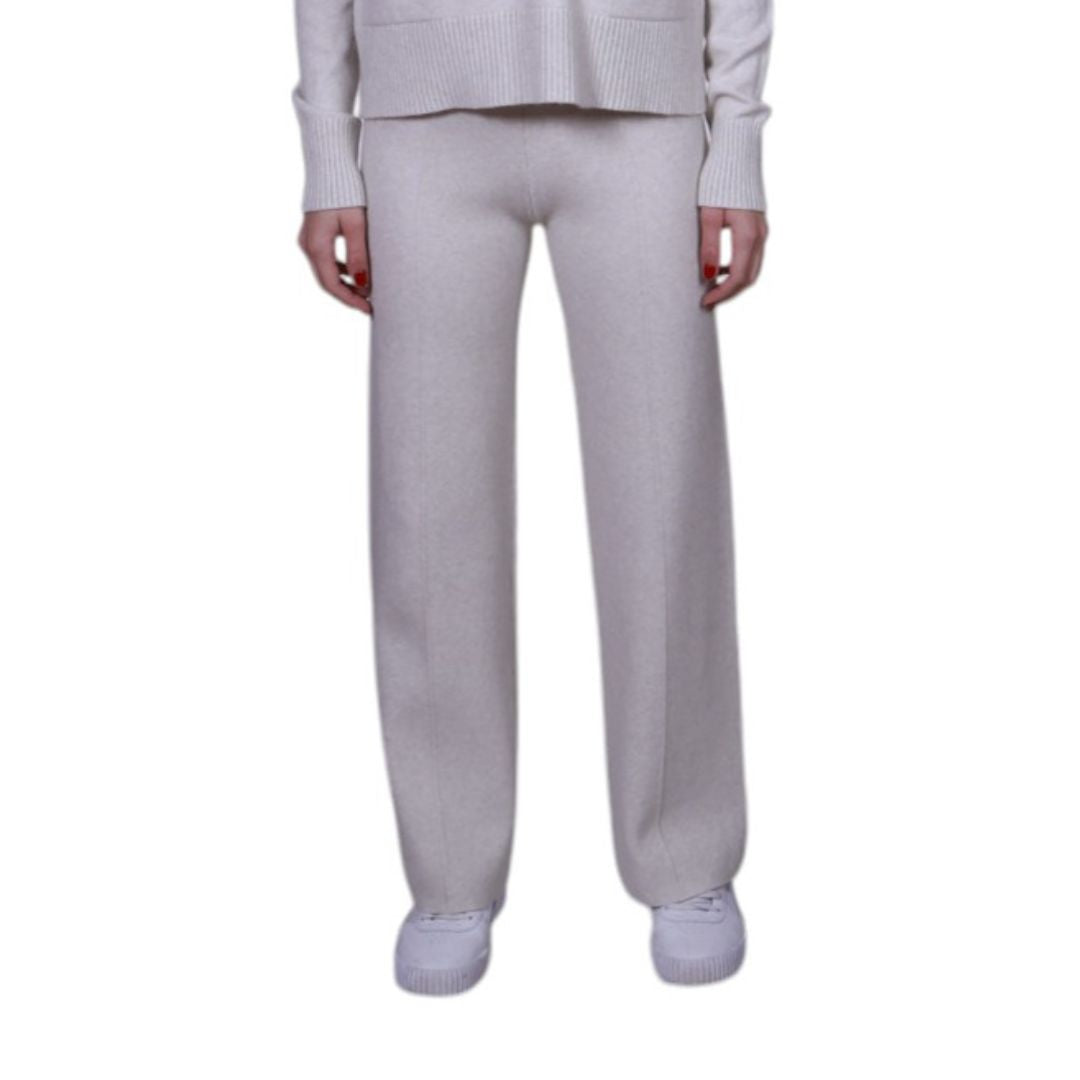 Pantalone donna in maglia con coulisse Made in Italy