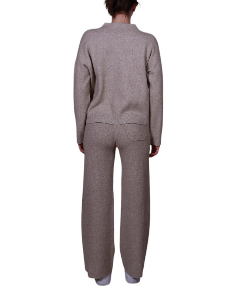 Pantalone donna in maglia con coulisse Made in Italy