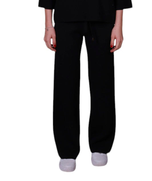 Pantalone donna in maglia con coulisse Made in Italy