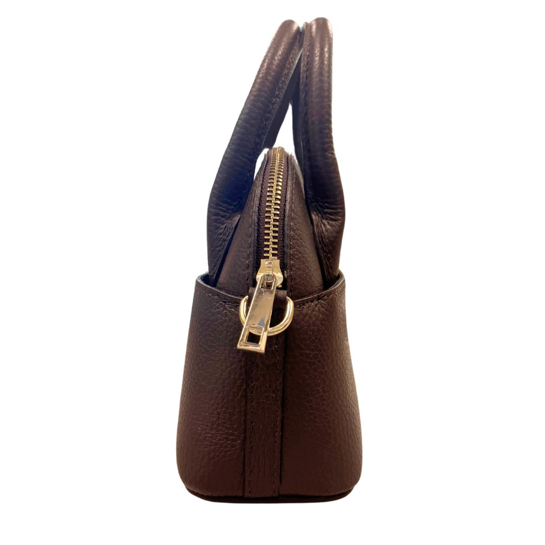 Borsa a Mano in Pelle Martellata