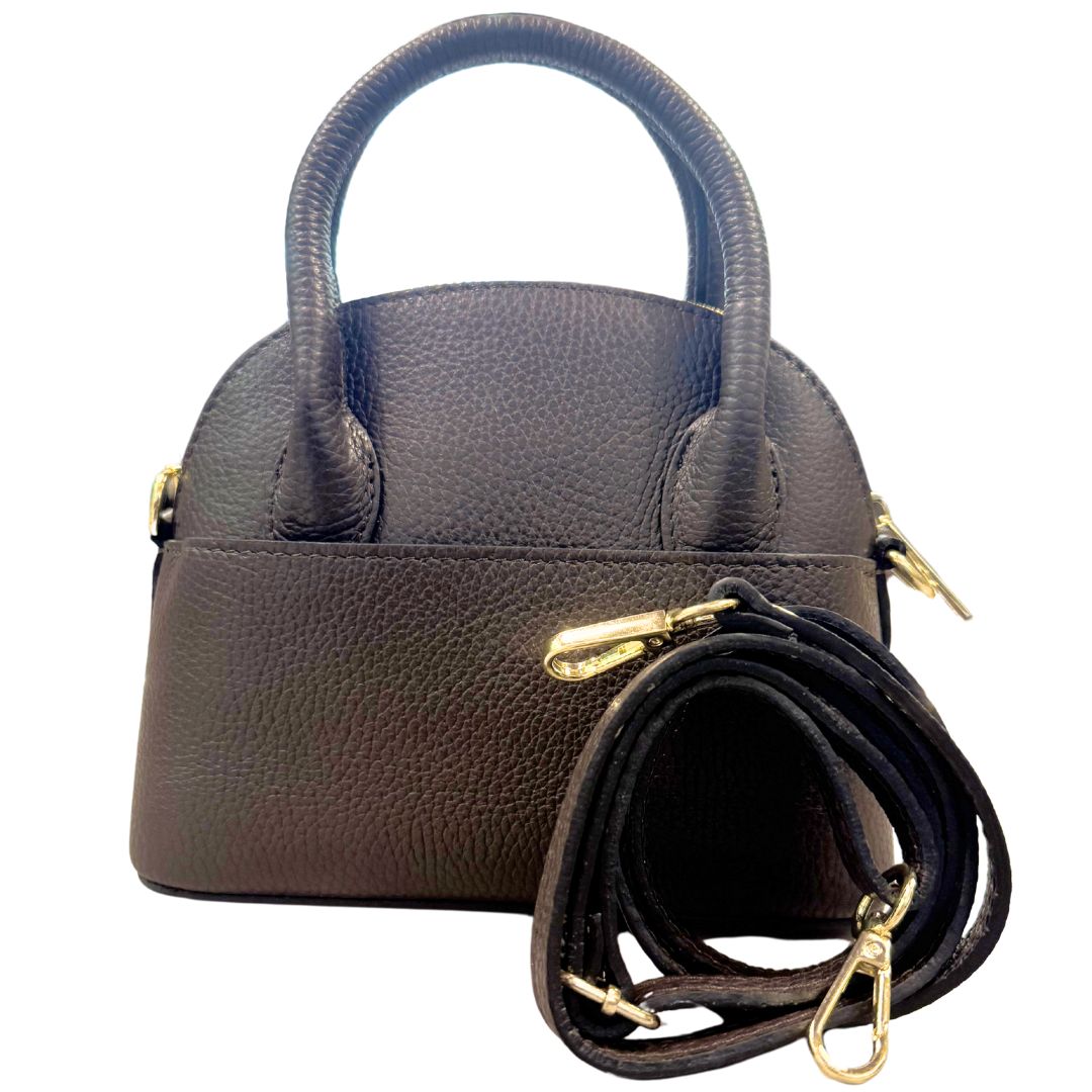 Borsa a Mano in Pelle Martellata
