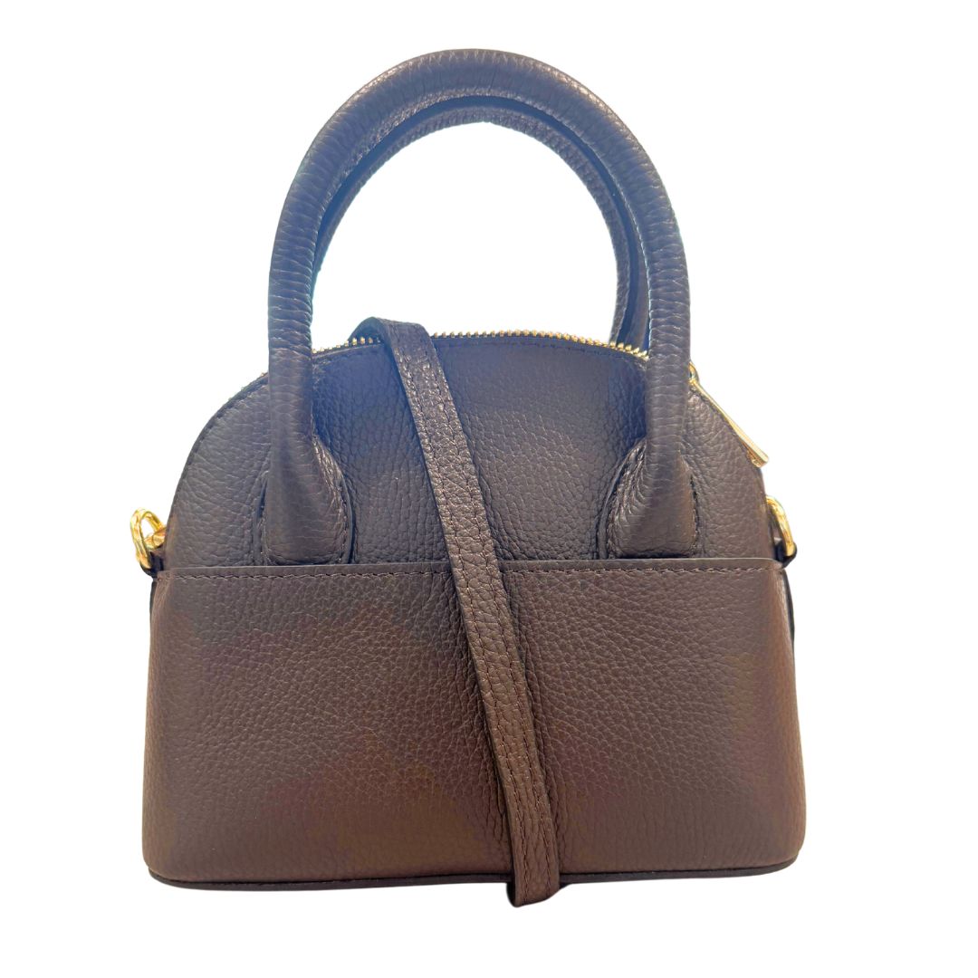 Borsa a Mano in Pelle Martellata