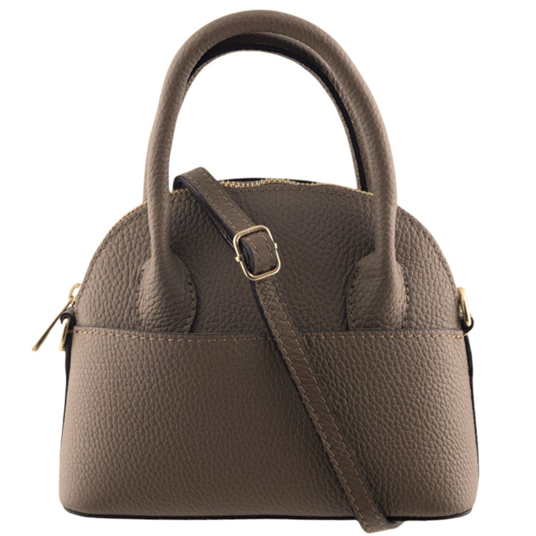 Borsa a Mano in Pelle Martellata