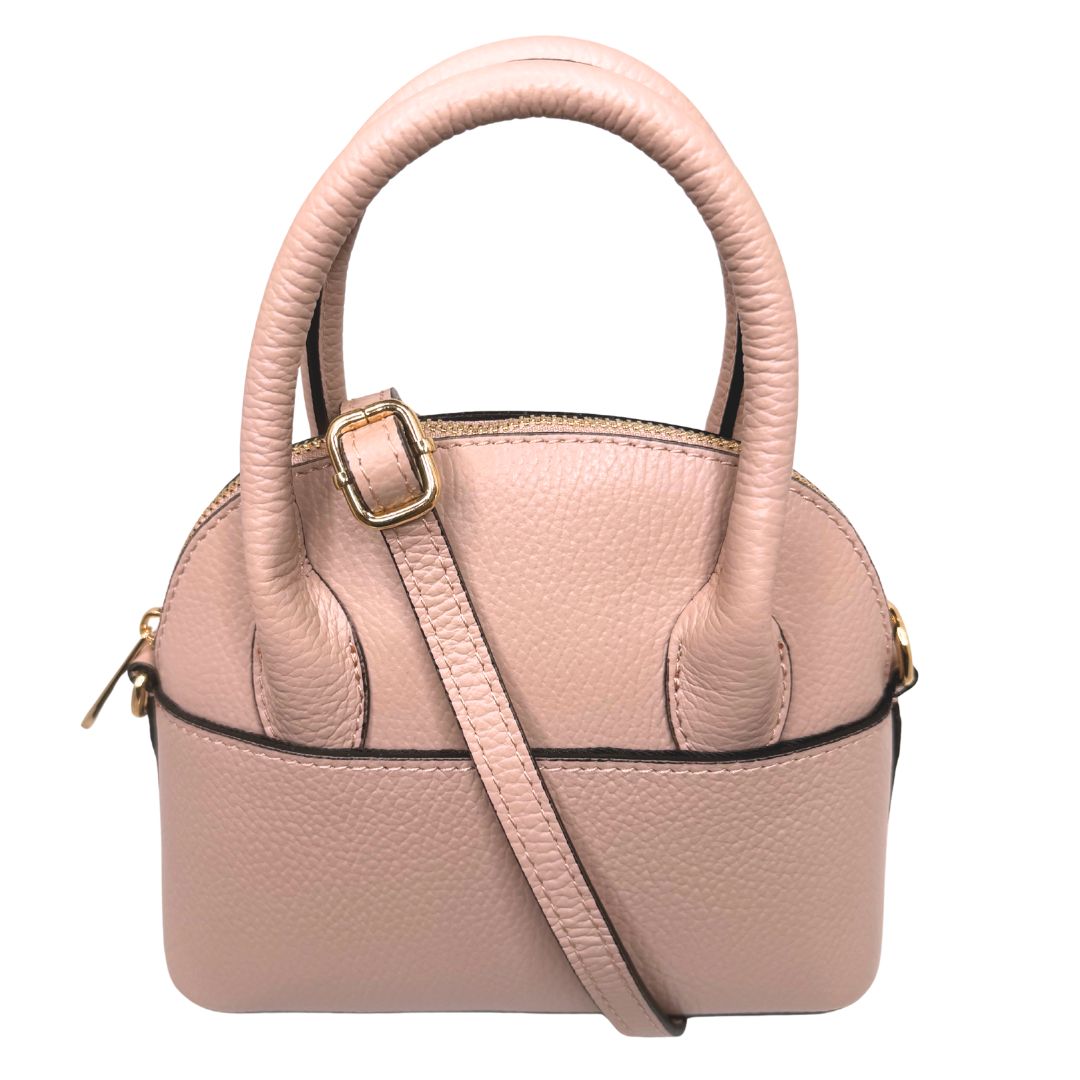 Borsa a Mano in Pelle Martellata