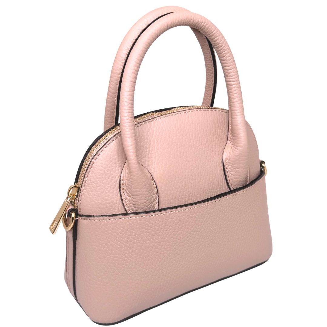 Borsa a Mano in Pelle Martellata
