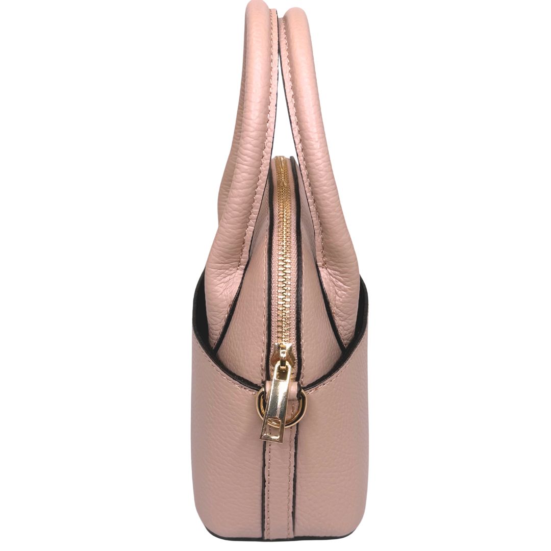 Borsa a Mano in Pelle Martellata