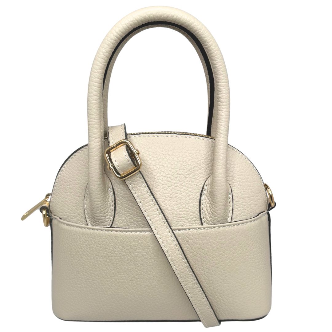 Borsa a Mano in Pelle Martellata