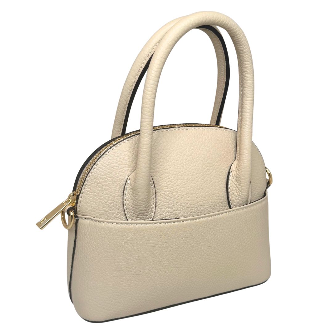 Borsa a Mano in Pelle Martellata