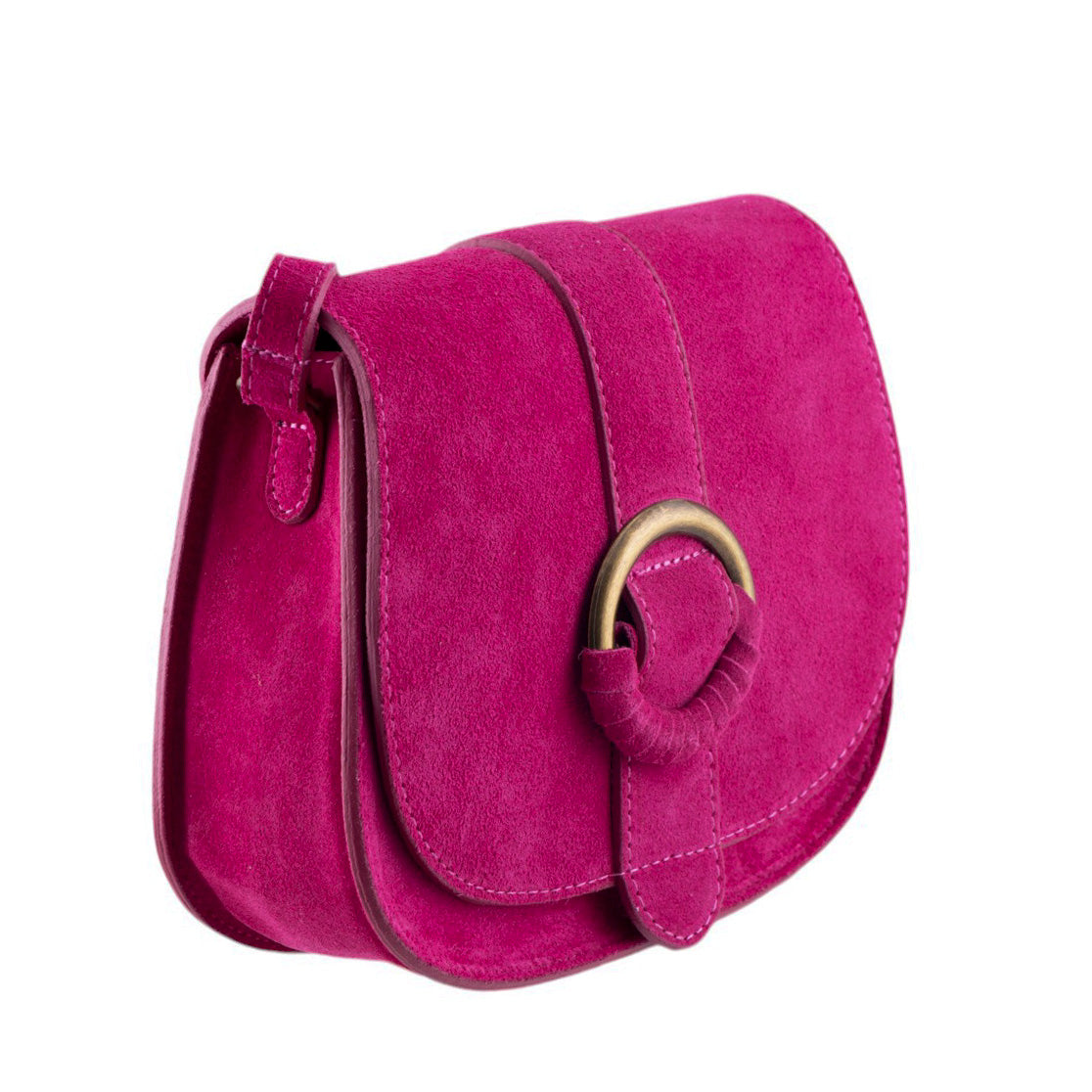 Borsa Boho Chic in Pelle Scamosciata