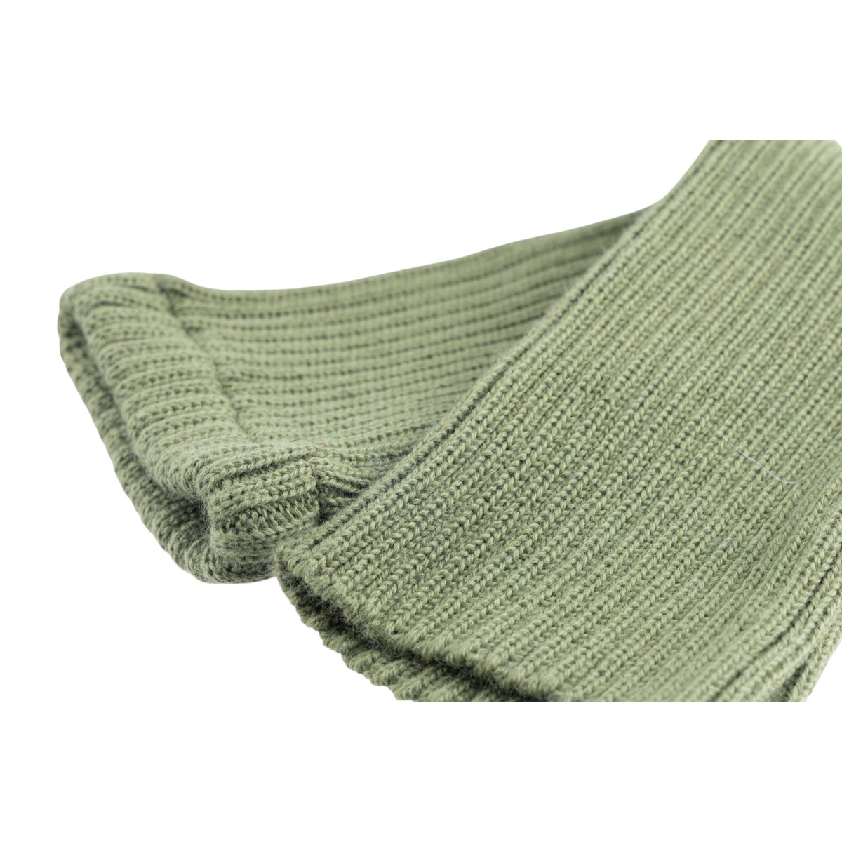 Manicotto scaldamuscoli liscio maglia morbida costine con finitura elasticizzata