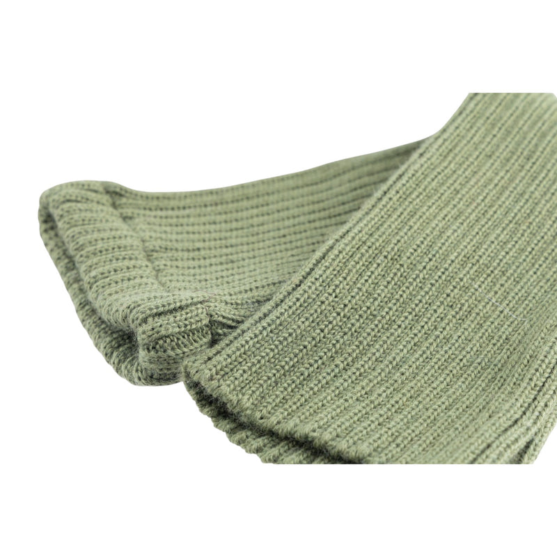 Manicotto scaldamuscoli liscio maglia morbida costine con finitura elasticizzata