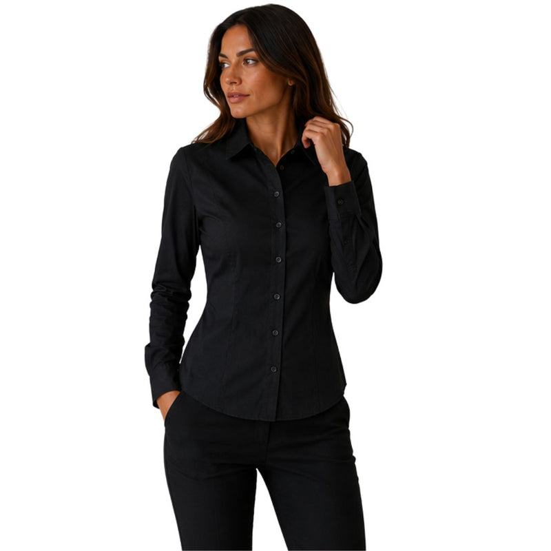 Camicia donna slim in cotone