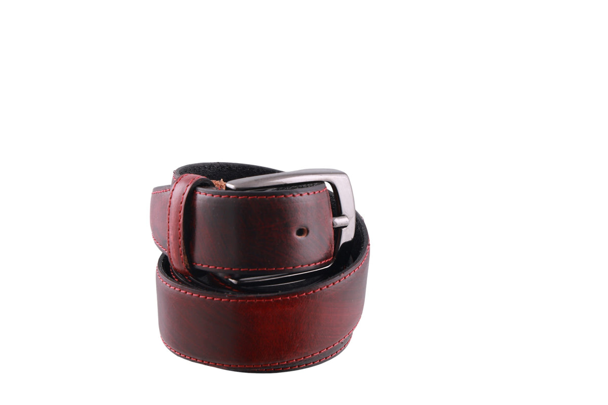 Cintura Uomo in Pelle di Vitello Liscia-Made in Italy